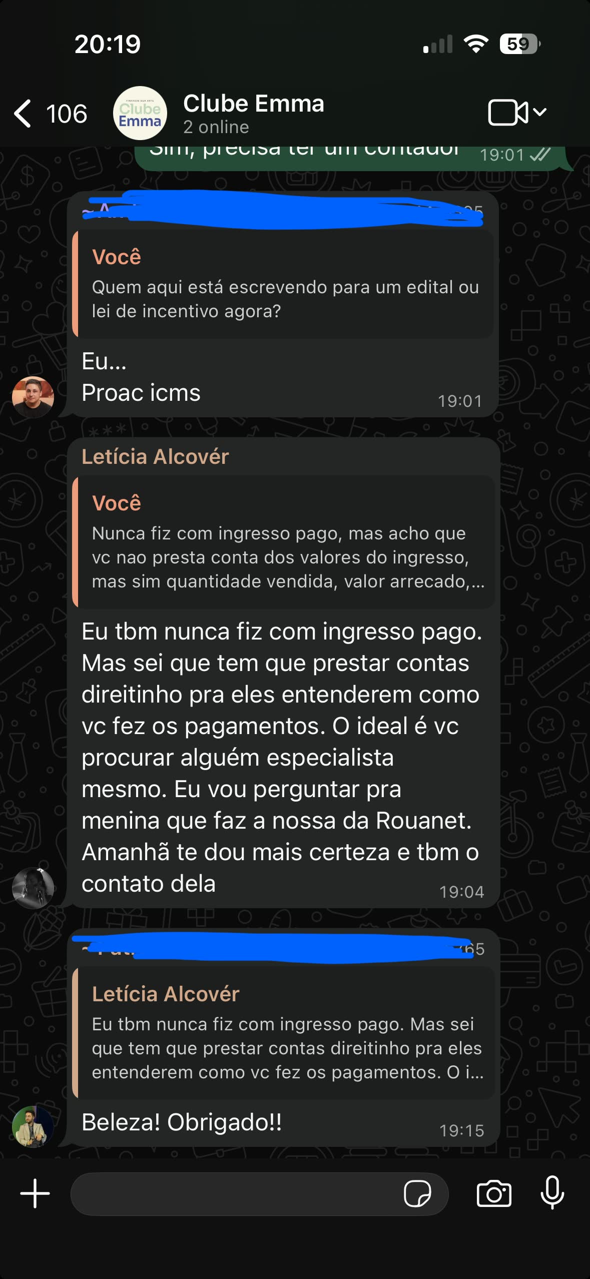 Comunidade no WhatsApp